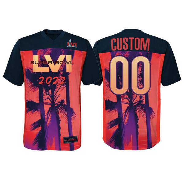 Men's Cincinnati Bengals Active Player Custom Super Bowl LVI Red/Black Stitched Jersey Men's Cincinnati Bengals Active Player Custom Super Bowl LVI Red/Black Stitched Jersey